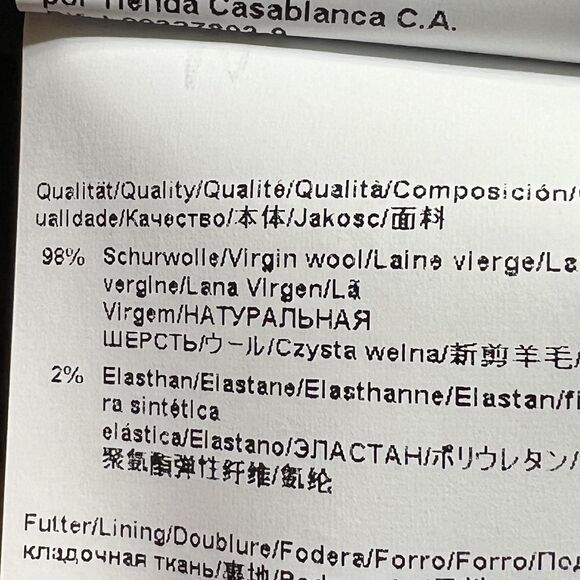 BOSS Hugo Boss Blazer Womens 14 Pinstripe Wool Blend Stretch Suit Jacket - Picture 6 of 9